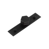 Nile Cupboard Knobs 30mm Stepped Matt  Black - Hoxton Kits